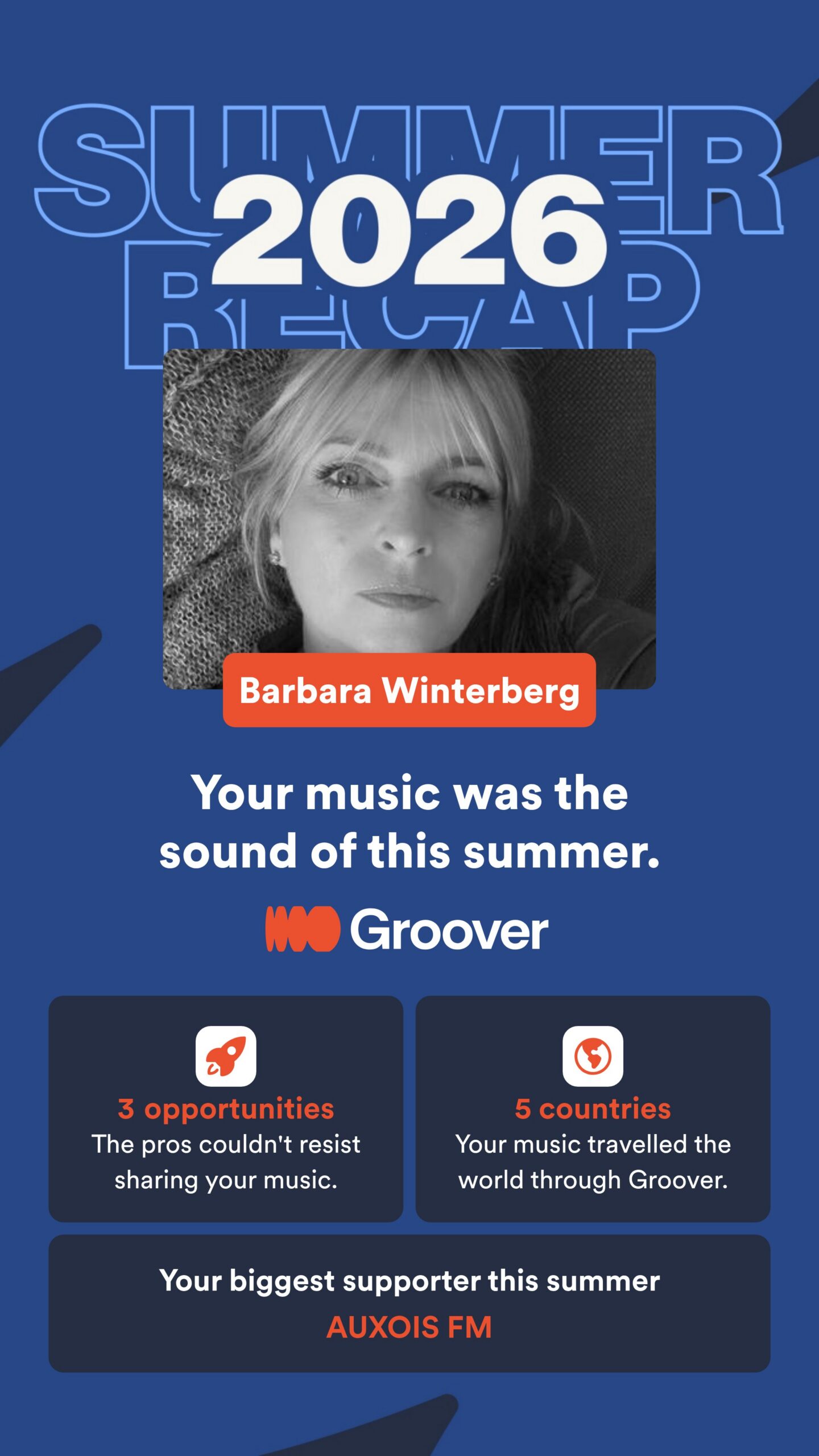 Barbara Winterberg Groover Summer 2026 recap